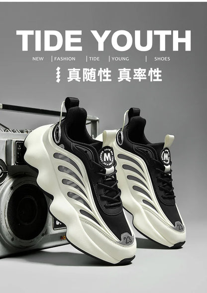 Men’s Casual Breathable Fashion Sneakers — Lightweight Running Shoes