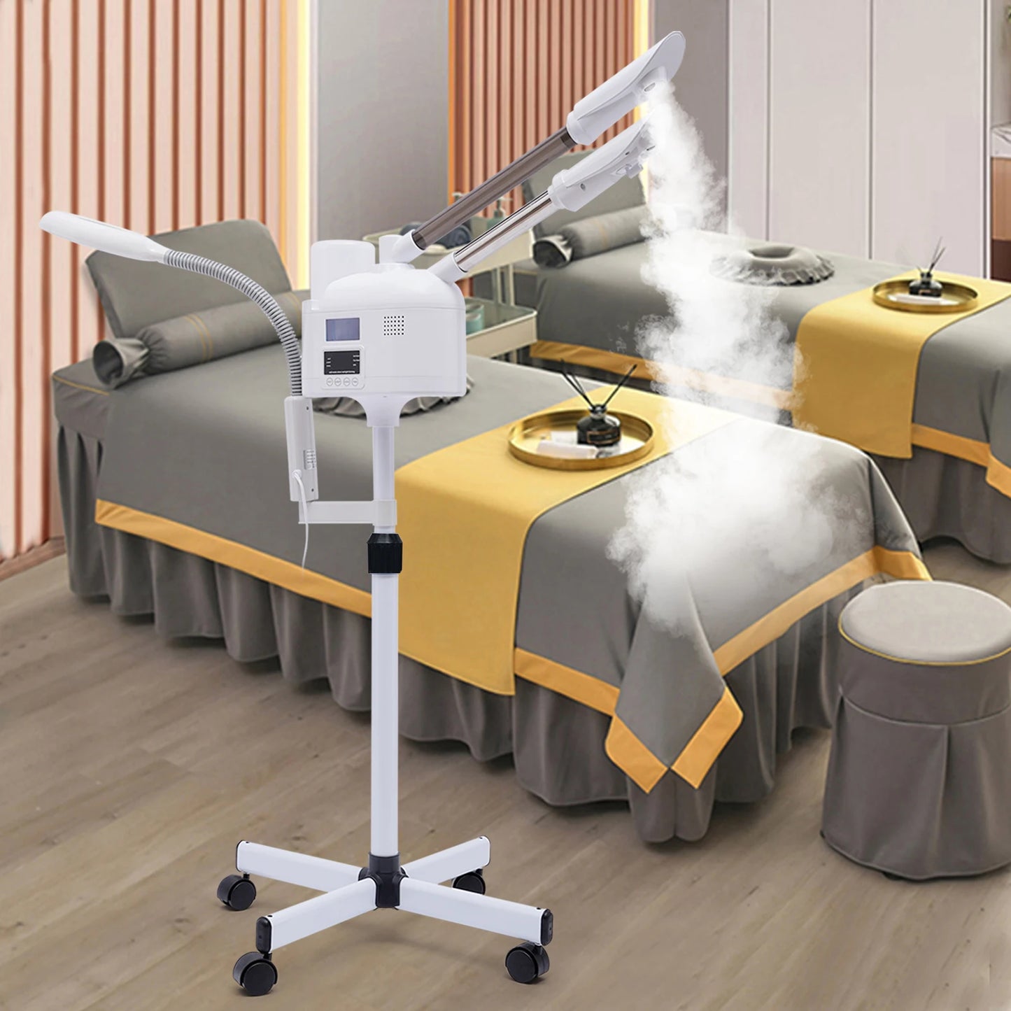 3-in-1 Nano Ionic Facial Steamer, Hot & Cold Mist