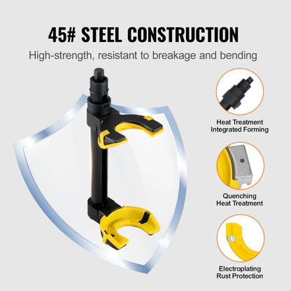 MacPherson Strut Spring Compressor Kit Interchangeable Fork Strut Coil Extractor Remover Tool