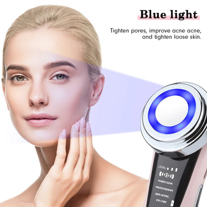 4-in-1 LED Facial Massager – Cleansing & Firming
