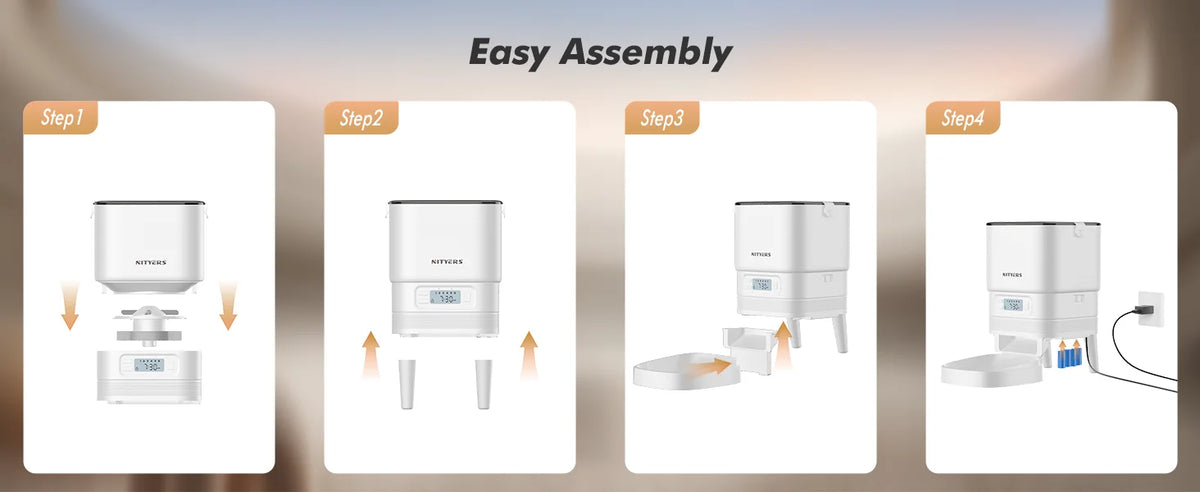 4.5L Smart Automatic Feeder, App Remote Control