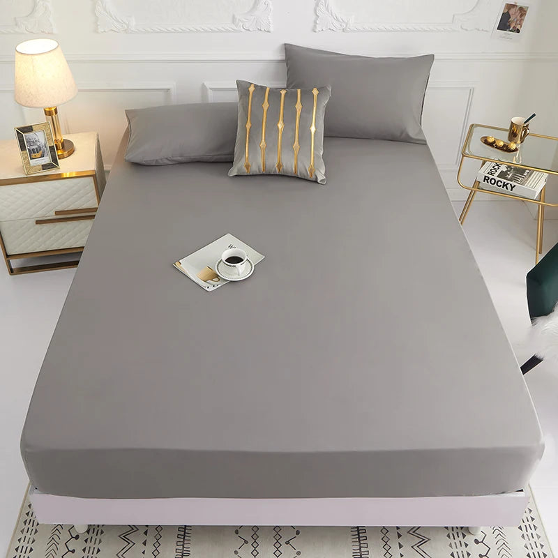 Solid Color Fitted Sheet | 100% Polyester, All Sizes