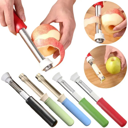 2-in-1 Telescopic Apple Peeler and Corer, Stainless Steel