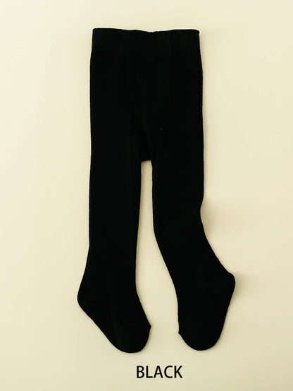 New Baby Girls Pantyhose Newborn Elastic Waist Solid Color Stockings Slim Fit Socks Tights for Casual Daily