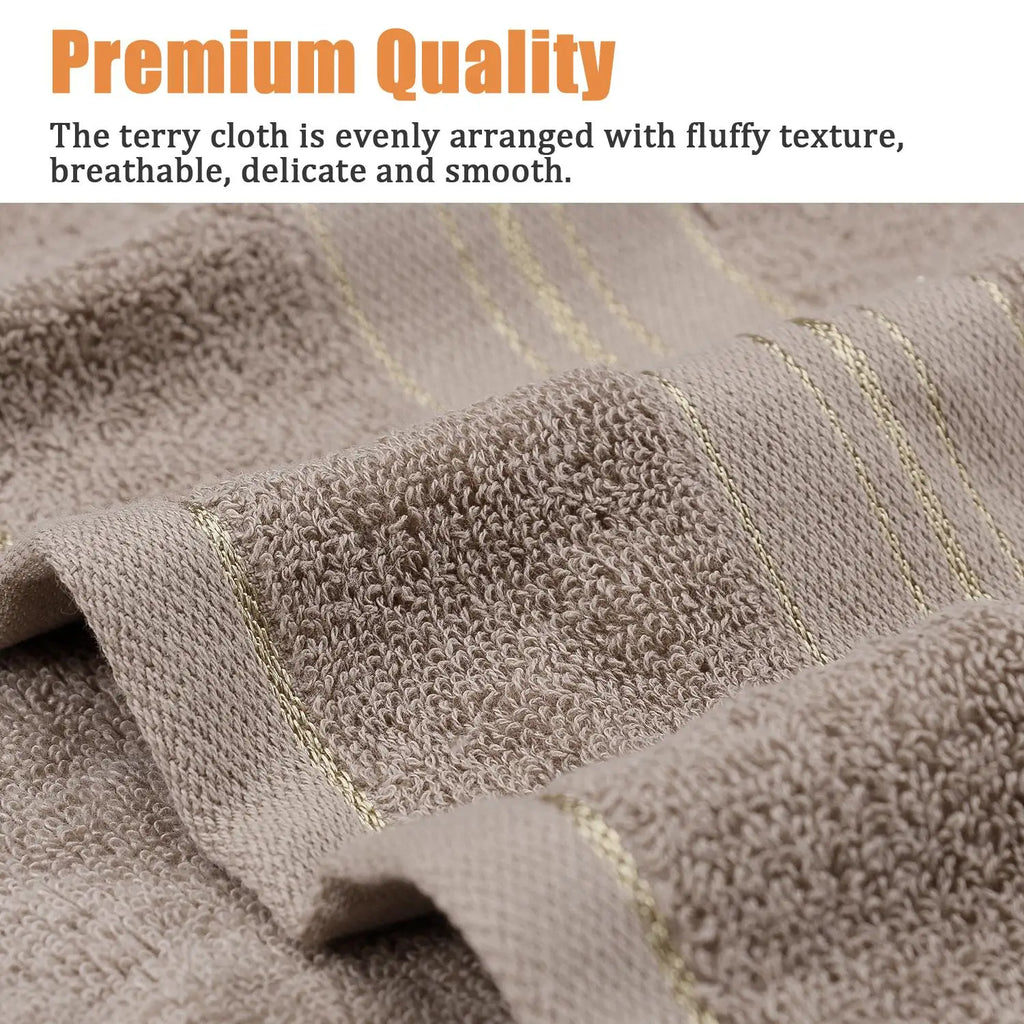 100% Pure Cotton Hand Towels Super Soft Fluffy Absorbent Quick Dry