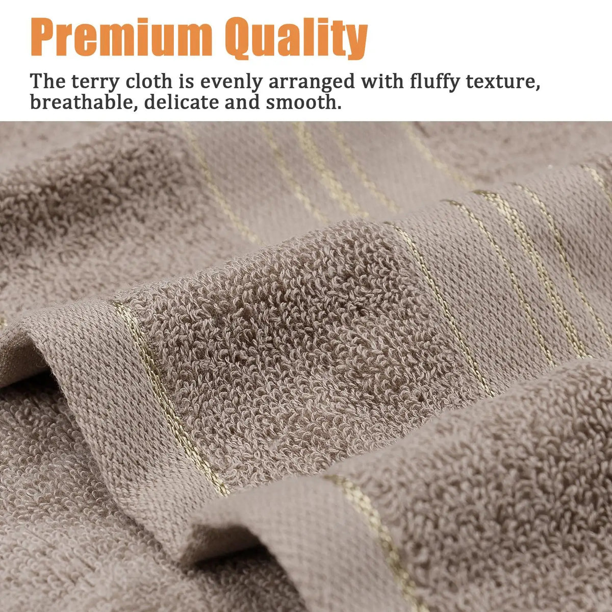 100% Pure Cotton Hand Towels Super Soft Fluffy Absorbent Quick Dry