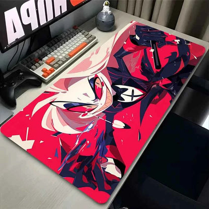 Mouse Pad Hazbin Hotel Game Player Computer Accessories Table Pad Laptop Keyboard Pad Coaster PC Carpet Anime Game Mousepad XXL