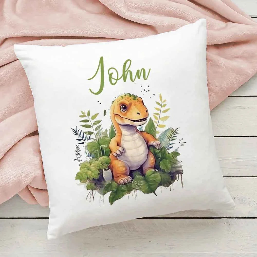 Personalized Pillow Cover Fire Custom Name Pillow Dust Case Kids Bedroom Decor Pillowcase Birthday Shower Gifts for Children