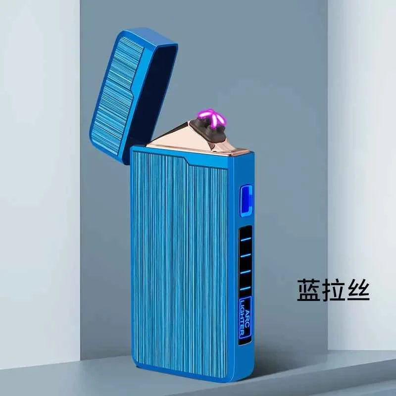 Plasma Dual ARC Touch Sensitive Lighter USB Rechargeable Windproof Flameless Lighter Gift for Men