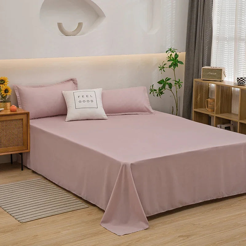 Solid Color Flat Sheet, Dorm & Student Bedding