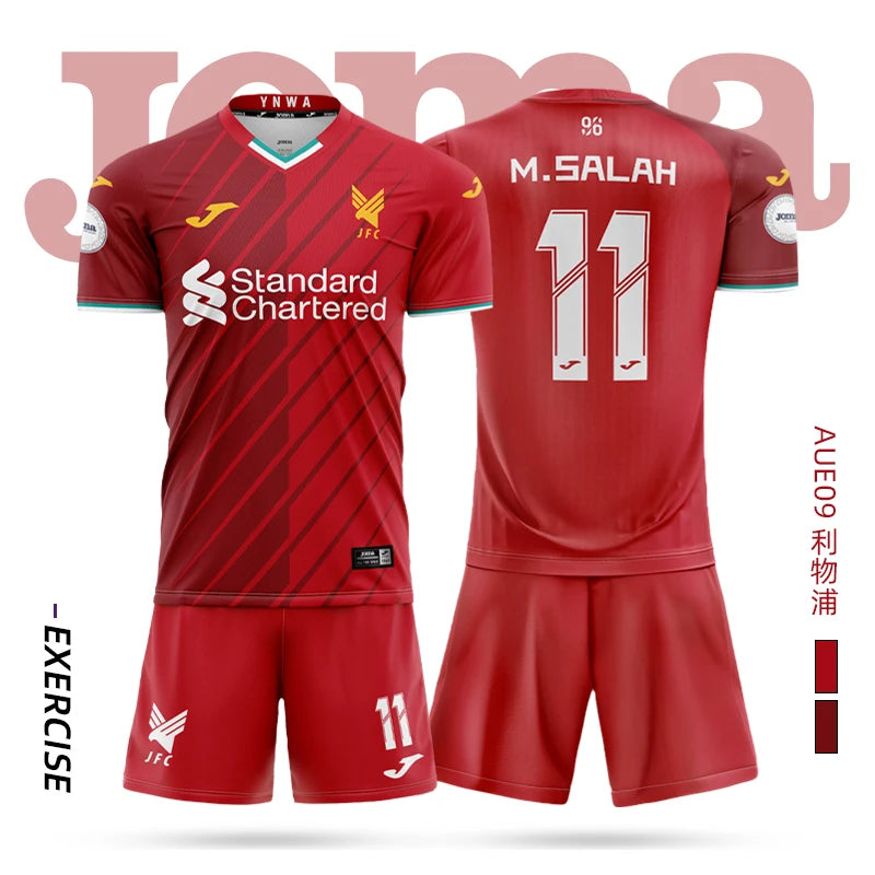 joma Homer soccer jersey short-sleeved shirt + shorts set 3DT T-shirt children's training uniform team match soccer jersey