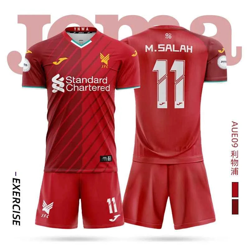 joma Homer soccer jersey short-sleeved shirt + shorts set 3DT T-shirt children's training uniform team match soccer jersey