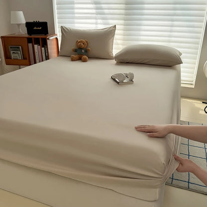 Solid Color Fitted Sheet | Single to Queen
