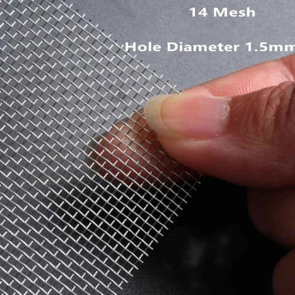 4 - 500 mesh,All Size 304 Stainless Steel Filter Wire Mesh Woven Wire Sieve Plate Screen Mesh