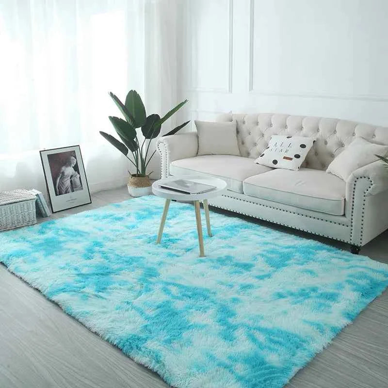 Machine Washable Upgrade Rugs for Bedroom, Grey, Fluffy Shaggy Soft Area Rug, Gray Non-Slip Indoor Floor Carpet for everywhere