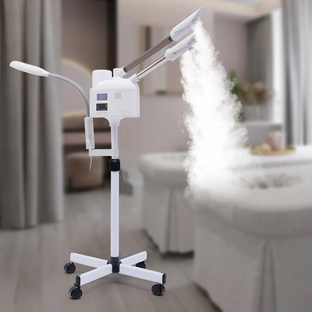 3-in-1 Nano Ionic Facial Steamer, Hot & Cold Mist