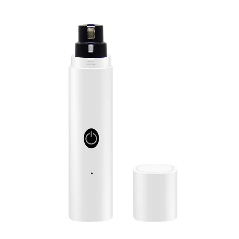 Quiet Electric Nail Grinder with LED Light & Safety Guard