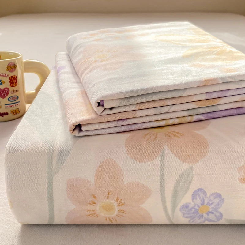 100% Cotton All-Season Flat Sheet, Wrinkle-Resistant