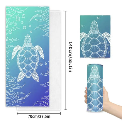 Large Microfiber Beach Towel Quick Dry Sun Protection Absorbent Bath Towel