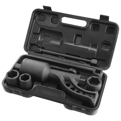 Torque Wrench Set 4/8 Sockets Multiplier Drive Lug Nut Wrench Heavy Duty Torque Multiplier with Case