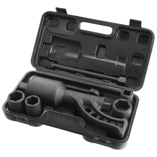 Torque Wrench Set 4/8 Sockets Multiplier Drive Lug Nut Wrench Heavy Duty Torque Multiplier with Case