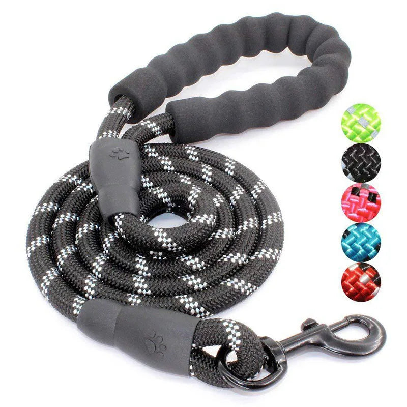 Heavy-Duty Reflective Dog Leash with Padded Handle
