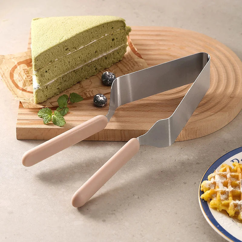 Triangular Stainless Steel Cake Slicer Dessert Shop Cutter Fudge Dessert Slicing Processing Easy To Clean Birthday Kitchen Tools