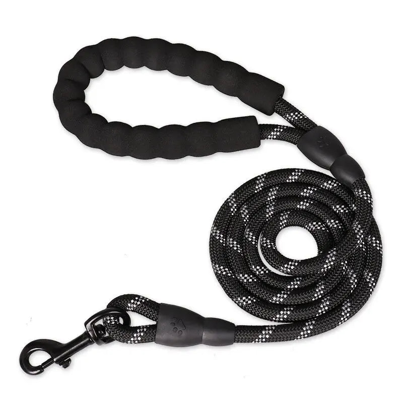 Heavy-Duty Reflective Dog Leash with Padded Handle