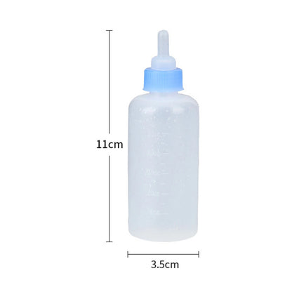 Pet Silicone Milk Bottle Set – 60ml Feeding Bottle & Water Dispenser for Dogs & Cats