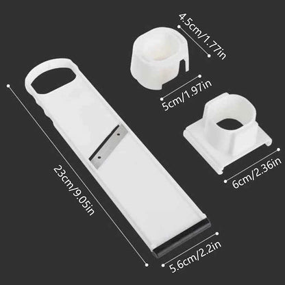 ;2 In 1 Ginger Garlic Cutter Slicer Manual Slicing Grinding Lazy Double-Sided Vegetable Cutting Chopper Home Kitchen Gadgets.