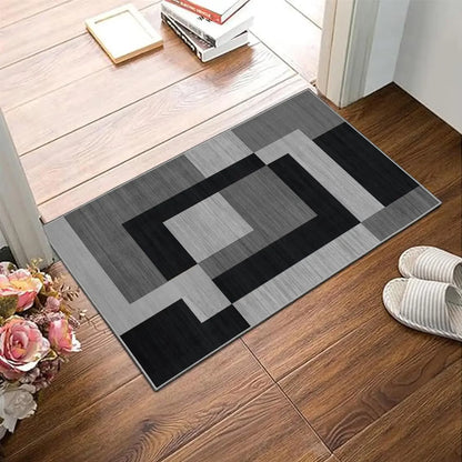 VIKAMA Geometric Style Living Room Carpet – Durable Slip-Resistant Rug for Sofa, Bedroom & Coffee Table