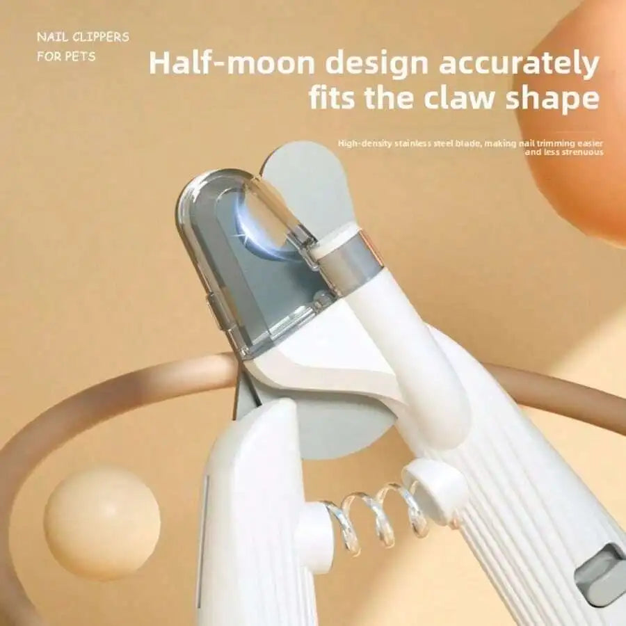 LED Pet Nail Clippers, Safe Grooming Trimmer