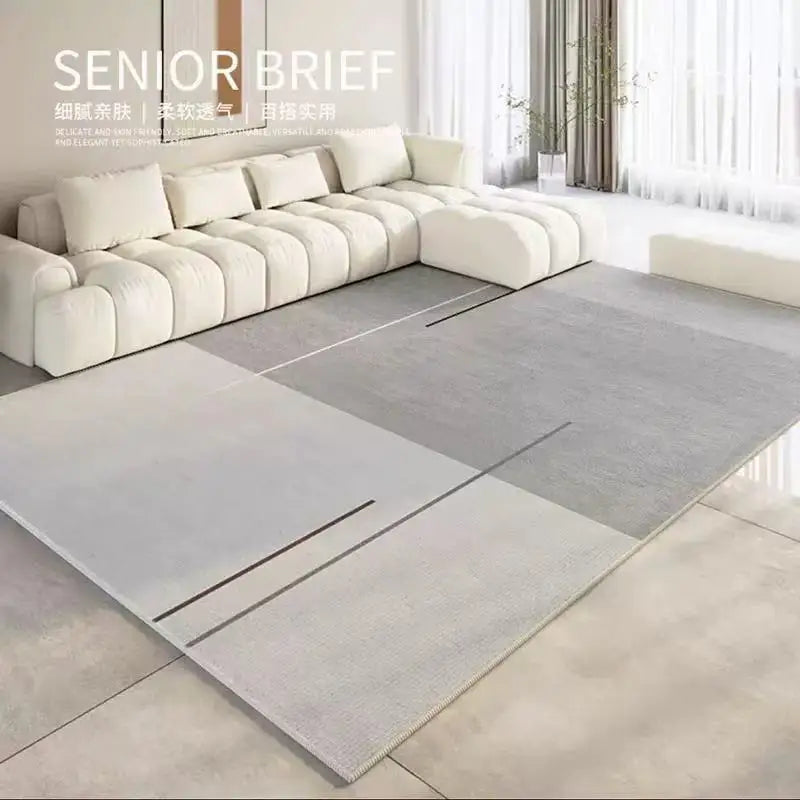 VIKAMA Light Luxury Anti-Slip Dirt-Resistant Area Rug – Soft Carpet for Living Room, Bedroom & Sofa