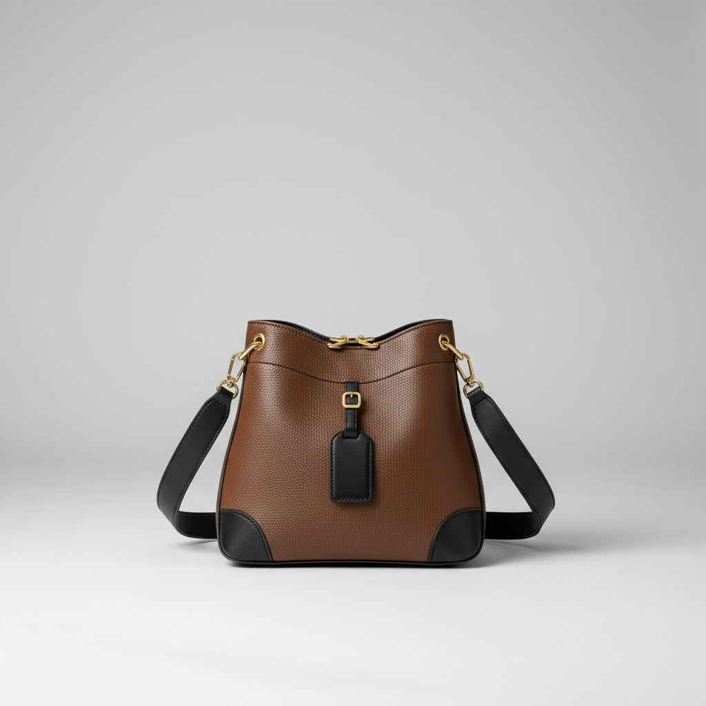 PU Leather Satchel with Outer Zipper Pocket
