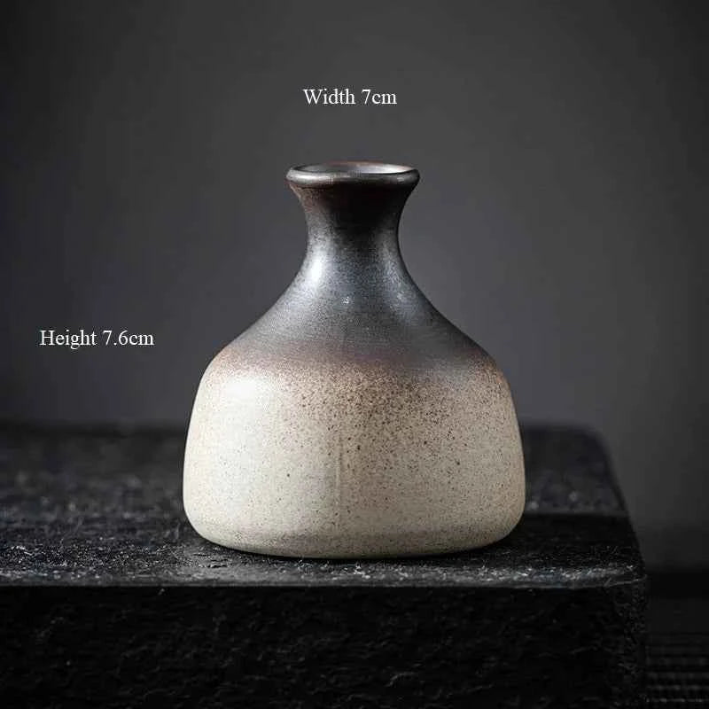 CHANSHOVA China Pottery Mini Small Flower Vases Traditional Chinese Retro Style Ceramic Vase Lliving Room Home Decoration T032