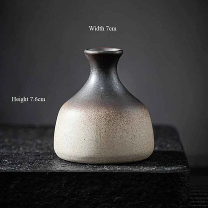 CHANSHOVA China Pottery Mini Small Flower Vases Traditional Chinese Retro Style Ceramic Vase Lliving Room Home Decoration T032