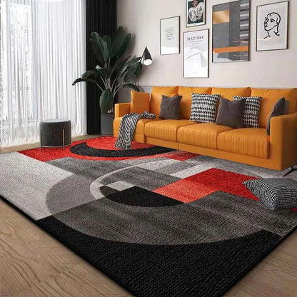 Geometry Abstract Carpets Living Room Modern Decoration Carpet Hall Sofa Side Foot Mat Room Decor Doorway Hallway Rug Washable