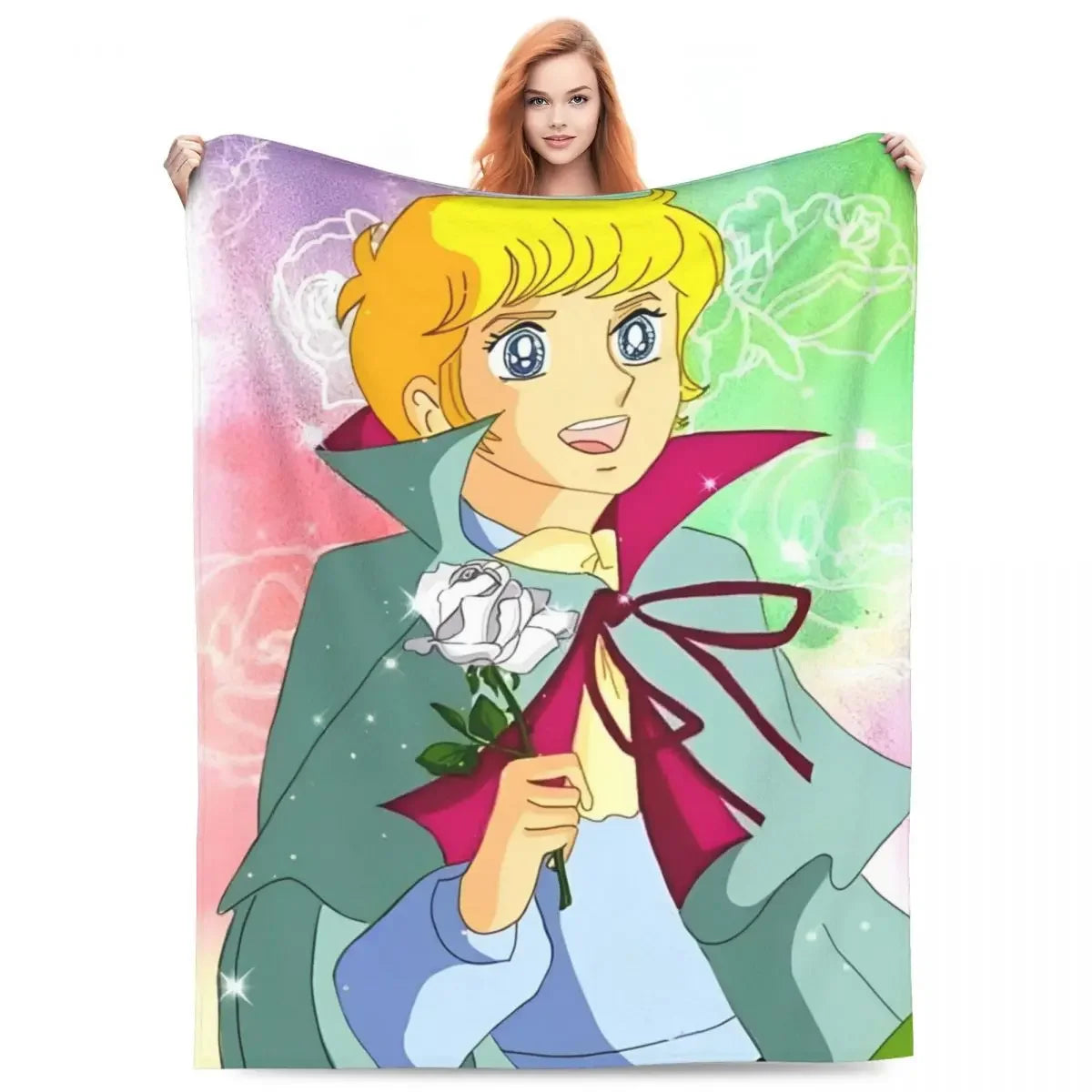 Candy Candy Manga Fleece Blankets Drama Adventure Custom Throw Blankets for Sofa Bedding Lounge