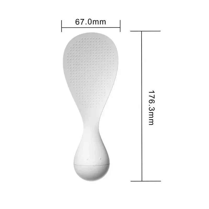 Food Grade Silicone Tumbler Rice Spoon Non Stick Standing Rice Spoon Scooper Home Heat Resistant Rice Cooker Kitchen Accessories