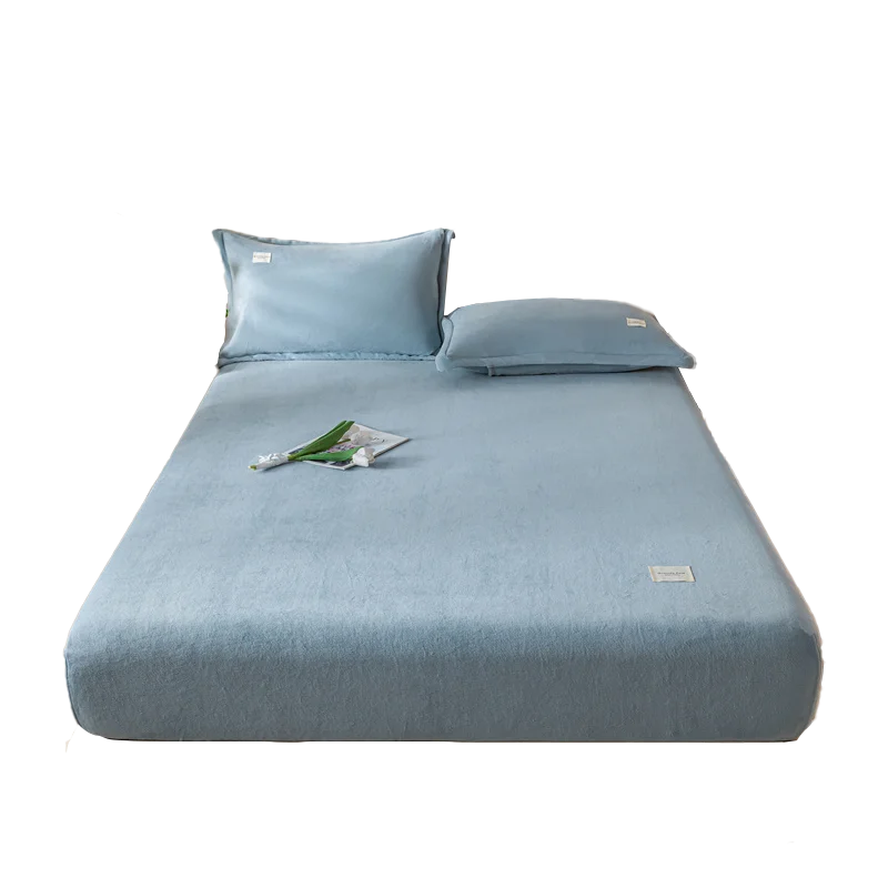 Plush Fitted Mattress Cover | Soft Bed Sheet