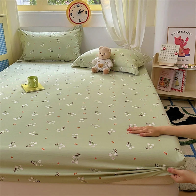 Kawaii Dinosaur Fitted Sheet | Kids Mattress Cover