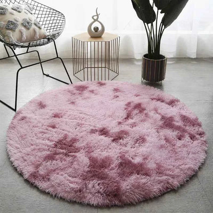 Ultra Soft Plush Round Rug Mat - Fluffy White Carpet for Living Room, Home Decor and Bedroomr, Bedroom and Kids Room