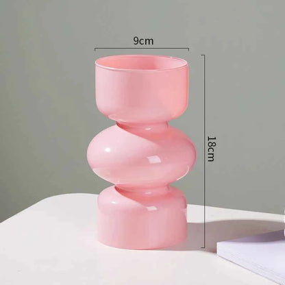 Glass Vase Nordic Home Decoration Room Decor Flower Vase Flower Pot Home Decor Vase Decoration Desktop Vase