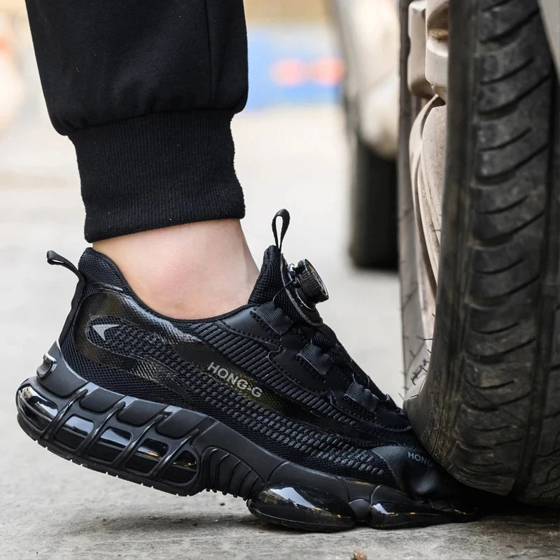 Men’s Safety Work Shoes — Steel Toe, Puncture-Proof & Anti-Smash