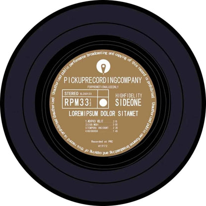 VIKAMA Record Music Cd Carpet Round Game Chair Floor Mat Room Decorated Living Room Lounge Large Area Non-Slip Carpet