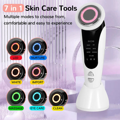 Electric Face Lift Massager, 7 Modes, Wireless