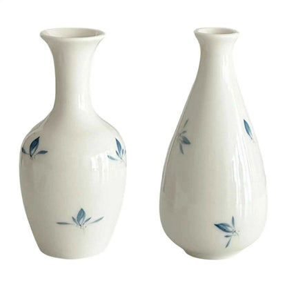 Bud Vase Ceramic Rustic Table Centerpieces Art for Office Living Room Desk