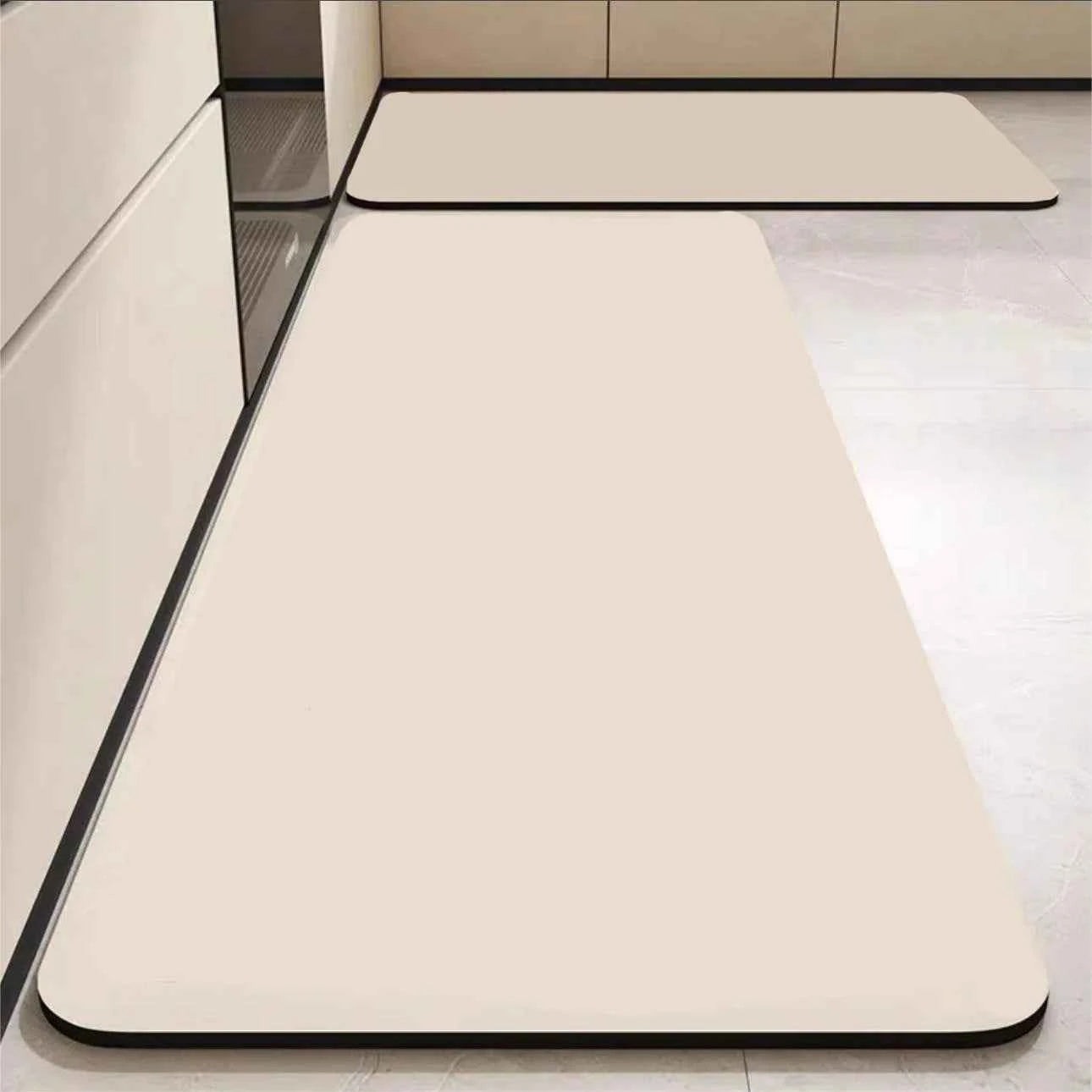 VIKAMA Kitchen Floor Mats Diatomaceous Earth Carpet Non-slip Wipable Extension Strip Dirt-resistant Absorbent Foot Mats