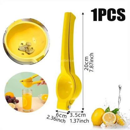 Manual Lemon Clip Creative Kitchen Gadgets Colorful Manual Lemon Juicer Not Easy To Deform Mini Home Portable Lemon Clip