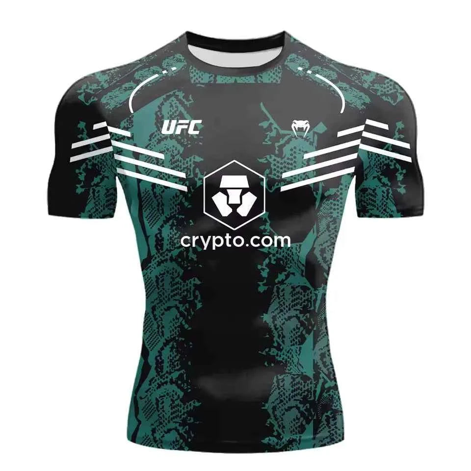 2025 New Hot Selling UFC Boxing Match Pursuer T-shirt For Men And Women In Summer  Casual Breathable Oversized Quick Drying Top